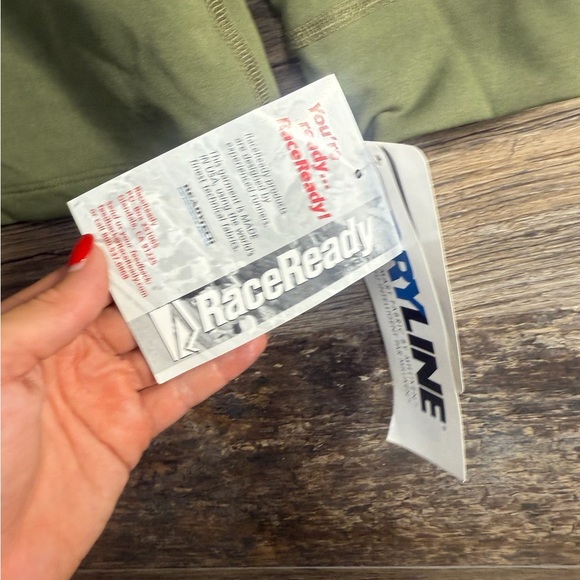 Race Ready Classic Olive Green Women's Half Zip Pullover - Picture 6 of 10